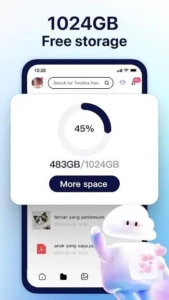 TeraBox: 1TB Cloud & AI Space 1